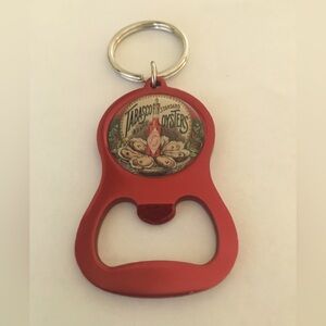Tabasco bottle opener key ring